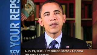SCVTV.com 8/21/2010 President Barack Obama's Weekly Address: