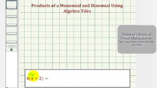 Ex: Model Distribution with Algebra Tiles