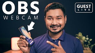 📱মোবাইল ফোন OBS এ WEBCAM হিসেবে ব্যবহার করুন [No App Needed]🎥