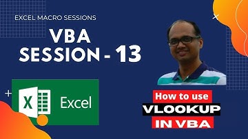 Excel VBA - How to use VLOOKUP in VBA