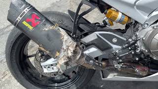 Aprilia RS660 crash at Laguna Seca