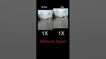 iPhone 16e vs iPhone 15 Pro Default Camera and Zoom Test