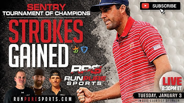 PGA GOLF PICKS, DRAFTKINGS | SENTRY TOC | JAN 5 - 8, 2023 | STROKES GAINED