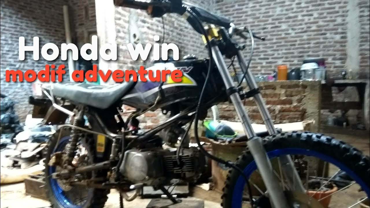 Honda Win Modif Trail Adventure Modifikasi Trail Proses 80