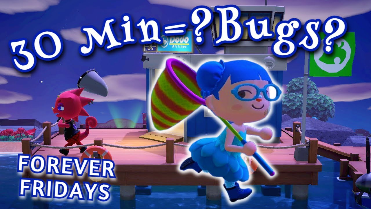 ACNH Forever Fridays | Evermoon | How many bugs can I catch in 30 minutes?