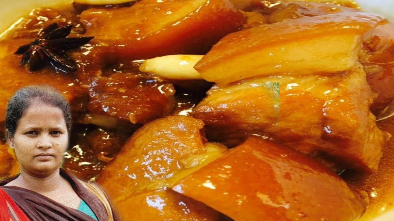 SPICY FATTY PORK BELLY FRY, PORK RIBS MEAT CURRY WITH RICE | PORK RECIPE | ASMR MUKBANG & RECIPE