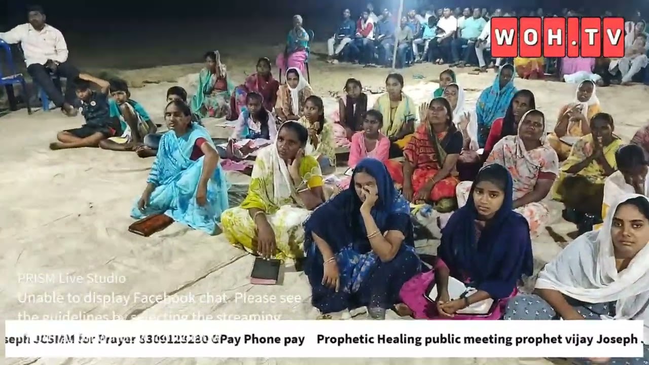 public meeting in pulluru.deshya thanda #//prophet.vijay Joseph