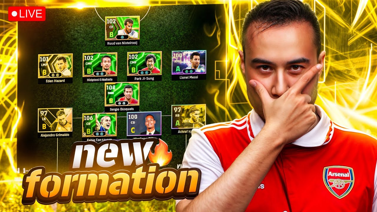 🔴 LIVE - PERFECTING THE 4141 FORMATION!! 🔥 100% FREE SQUAD | RANK PUSH | EFOOTBALL 2026 