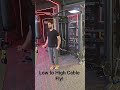 Low to High Cable Fly! #bodybuilding #cablefly #chestworkout #chestday