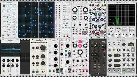 Ambient Music of Mutable Instruments Plaits with Polyphonic Mode in VCV Rack