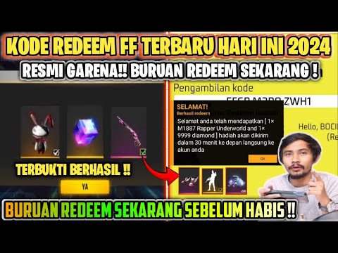 KODE REDEEM FREE FIRE TERBARU 3 FEBRUARI 2024 HARI INI