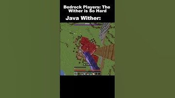 Bedrock Wither vs Java Wither #minecraft #camman18minecraft #minecraftshorts #shorts
