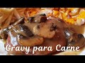Como hacer GRAVY CON CHAMPIÑONES para Carne!  video #92