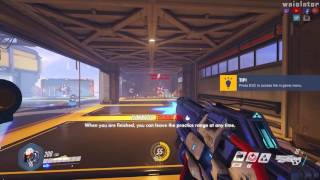 Overwatch PC Beta #2 Practice Range