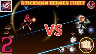 STICKMAN HEROES FIGHT GAMES (ANDROID,IOS)OFFLINE - BEST SUPERHERO GAMES - WALKTROUGH GAMEPLAY #2 screenshot 5