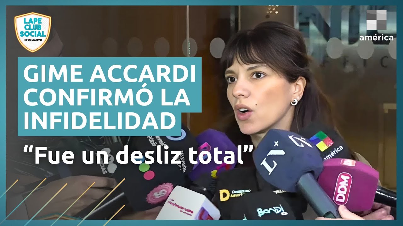 GIMENA ACCARDI, SOBRE SU INFIDELIDAD A NICO VÁZQUEZ: "LAMENTO TENER QUE HACERLO PÚBLICO"