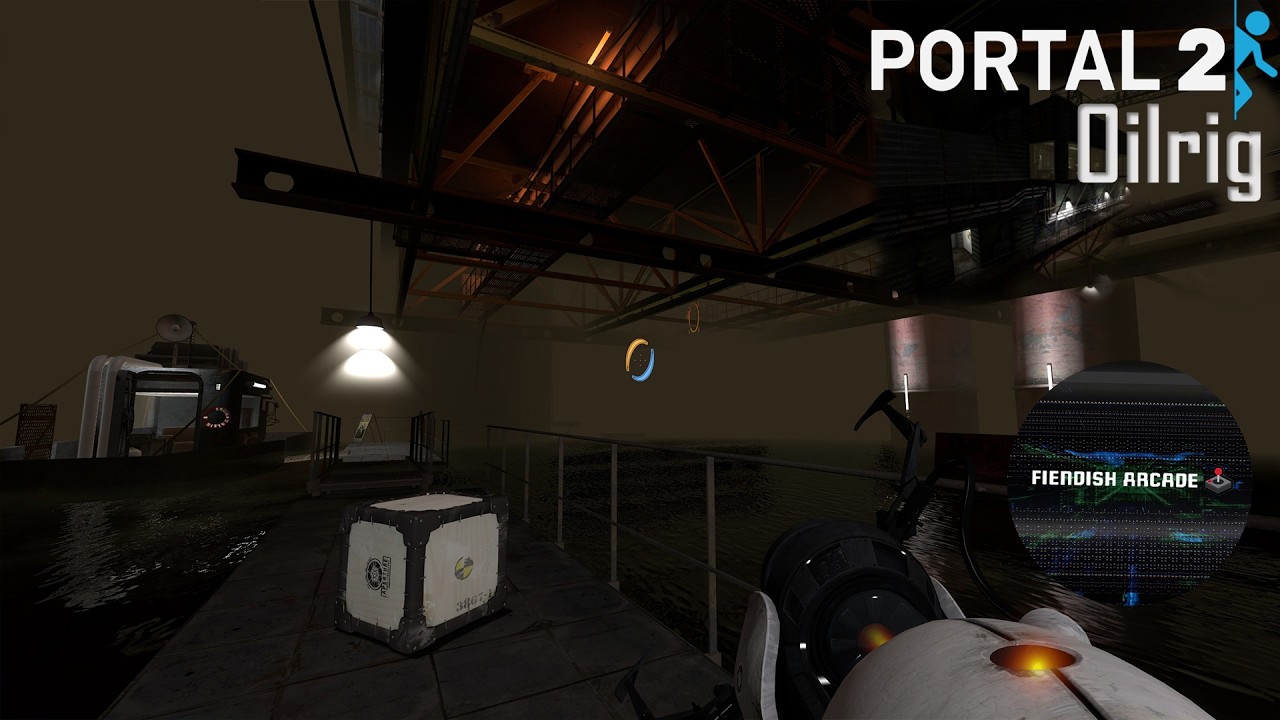 First time playing Portal 'Oilrig'