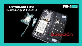 Remplazo cable FLEX BISAGRA Samsung Z Fold 3 🚨 SOLUCIÓN 🚨 Fallo táctil - Pantalla -  Wifi - Sonido