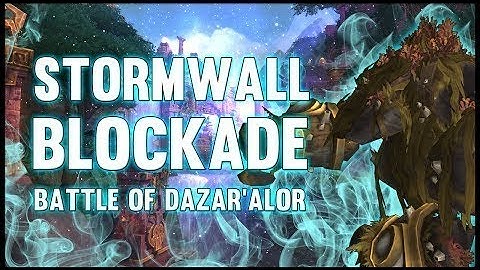 Stormwall Blockade Normal -  Druid Resto Pov( Thunderdruid)