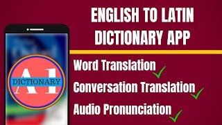 English To Latin Dictionary App | English to Latin Translation App screenshot 2