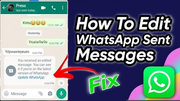 How to Enable Edit WhatsApp Sent Messages 2023 | Fix You Received an Edited WhatsApp Message