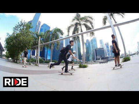 Skating in Singapore with Firdaus Rahman and Alex Soikkeli