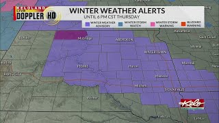 Celebrity Freezing rain, sleet making its way to KELOLAND Profile