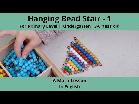 Learning Numbers with Hanging Beads: Part 1, Math Lesson