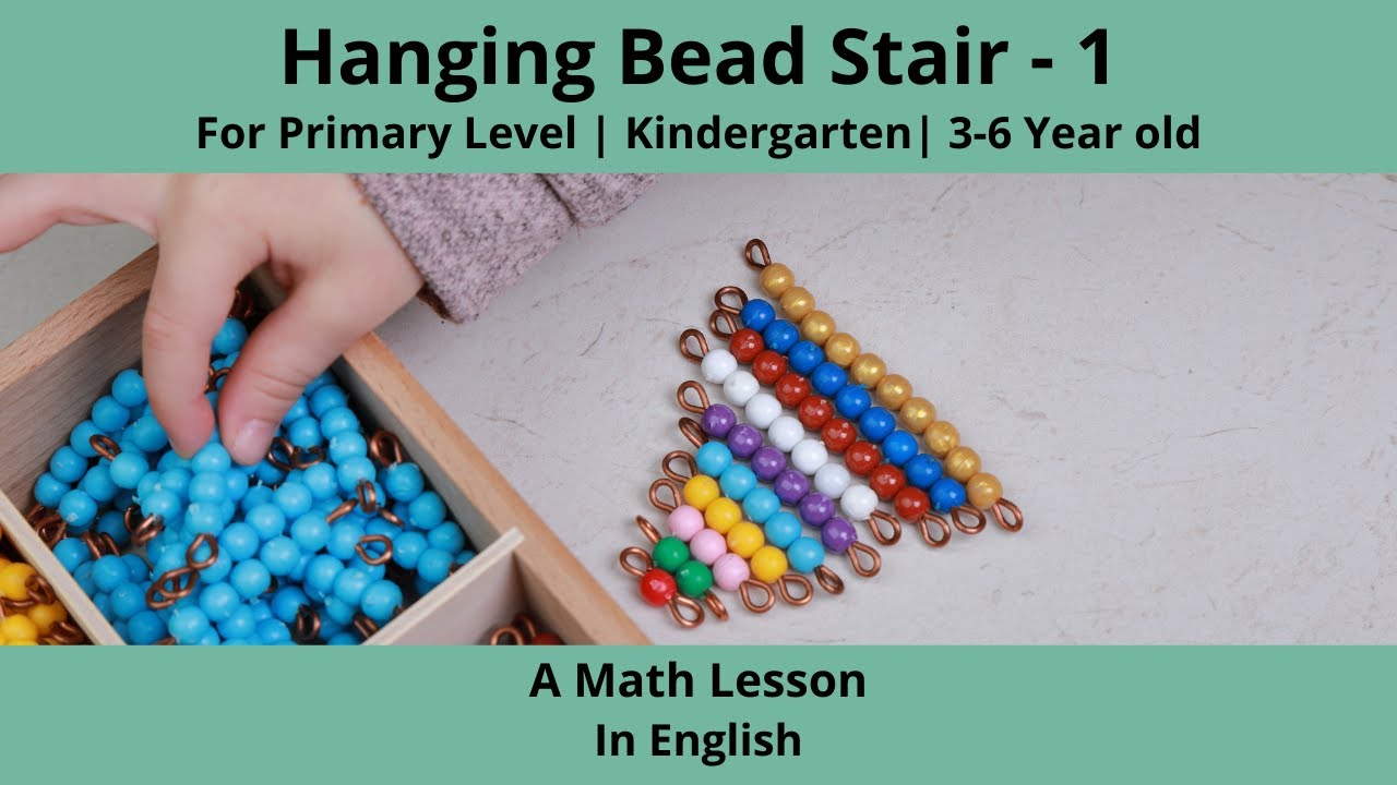 Learning Numbers with Hanging Beads: Part 1, Math Lesson