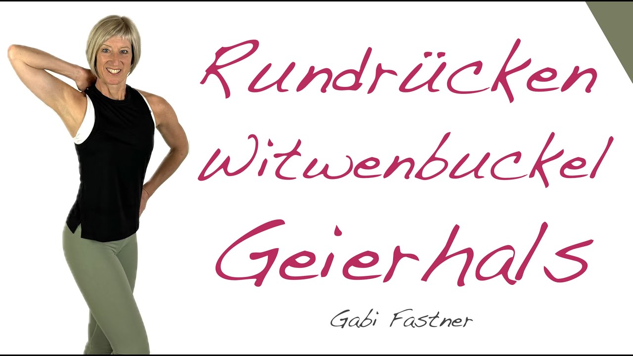 🦆 19 min. Übungen gegen Rundrücken, Witwenbuckel und Geierhals | ohne Geräte