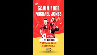 LIVE NOW! GAVIN FREE AND MICHAEL JONES - LIVE SIGNING!!!
