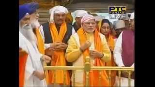 Discover Sikhism - Pm Modi Bows Before Sri Guru Granth Sahib Ji In Sri Harmandir Sahib