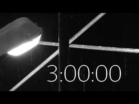 3 Hour Timer Night Rain Sounds And Gentle Alarm For Sleep Study And Relaxation Nature Sounds