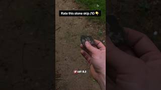 Who can do better?! ✨️ Tag challengers! ⚔️Too small, too thin, let's skim! #outdoors #rocks #nature