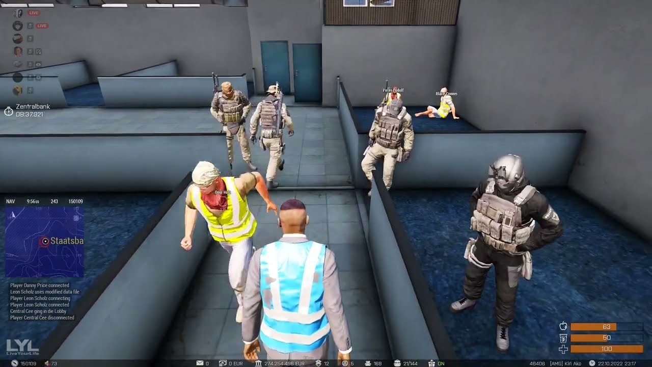 [LYL ARMA 3 ALTIS RP] AMG macht eine RP STAATSBANK (PART I)