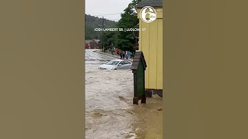 Cars swept away as heavy rains and flooding hit Vermont