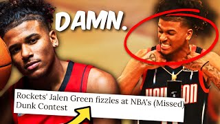 WHY Jalen Green’s Rookie Year HAS NOT Gone As EXPECTED! (Houston Rockets Problem?)