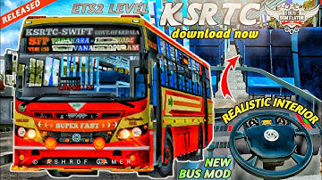New KSRTC SWIFT SUPER FAST BUD MOD For Bussid🥵Bussid New Mod | Bussid Mod | Bus Mod #bussidmod