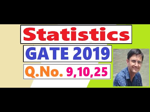 GATE 2019 Statistics | Questions 9, 10, 25| Least Square Estimator