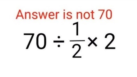 70÷1/2×2 The answer is not 70. Many got it wrong!  Ukraine Math Test #math #percentages #ukraine