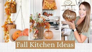 FALL 2022 DECORATE WITH ME 🍁 Part 1 || Fall Kitchen Decor