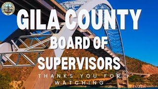 Full Gila County BOS Meeting News