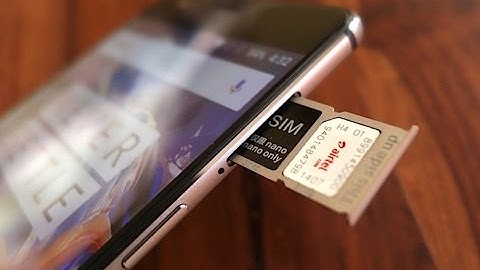OnePlus 3 - How to Put Nano SIM Cards