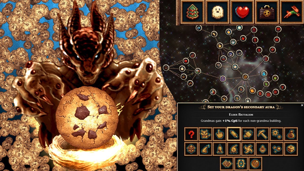 Cookie Clicker для чайников #4 - Сезоны, Ауры Дракона, Небесные улучшения