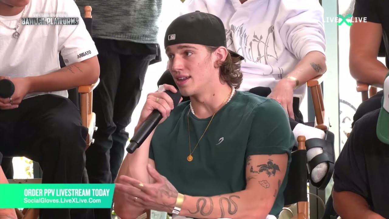 Deji VS. Vinnie Hacker Press Conference