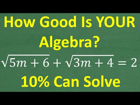 This Square Root Equation Will STUMP 90% of Students!