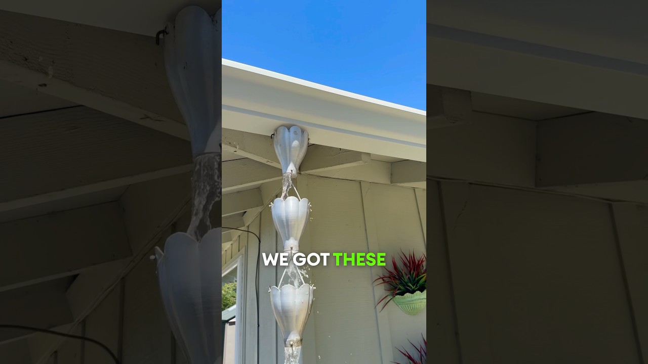 Amazing Rain Chains In Action: Water Feature, Benefits & Installation 