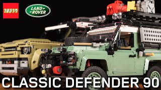 樂高 Land Rover Classic Defender 90 10317 開箱，超 MAN、超爺們！與 LEGO 2019 科技系列版本路虎衛士 42110 比較起來，連底盤都更用心設計 by Anson Chen 安森 16,571 views 1 year ago 10 minutes, 48 seconds