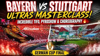 Bayern vs Stuttgart ULTRAS MASTERCLASS! Incredible Tifo, Pyroshow & Choreography 🔥 , Cup Final