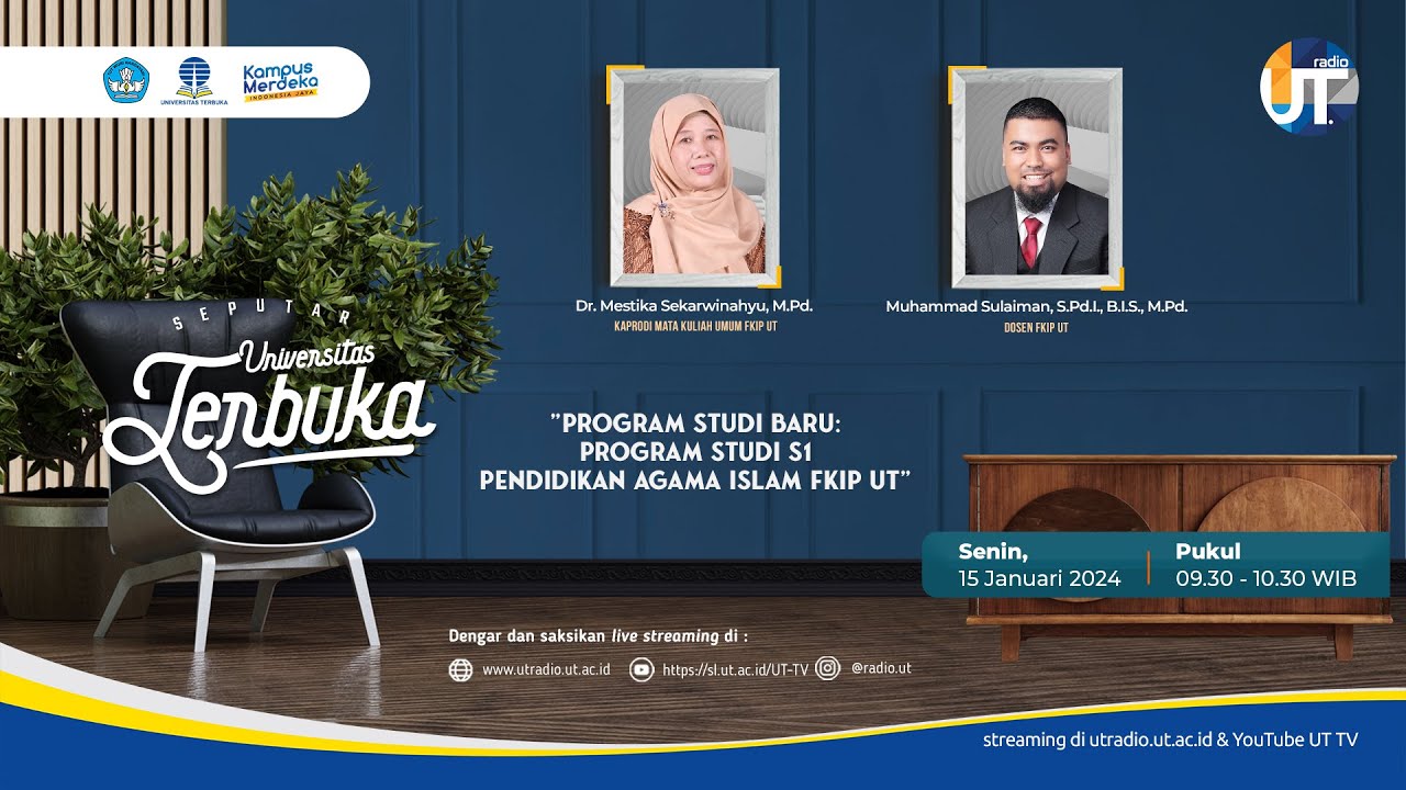 Program Studi Baru: Program Studi S1 Pendidikan Agama Islam FKIP UT ...